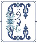 Decorative Blue Alphabet C (image for) Decorative Blue Alphabet C